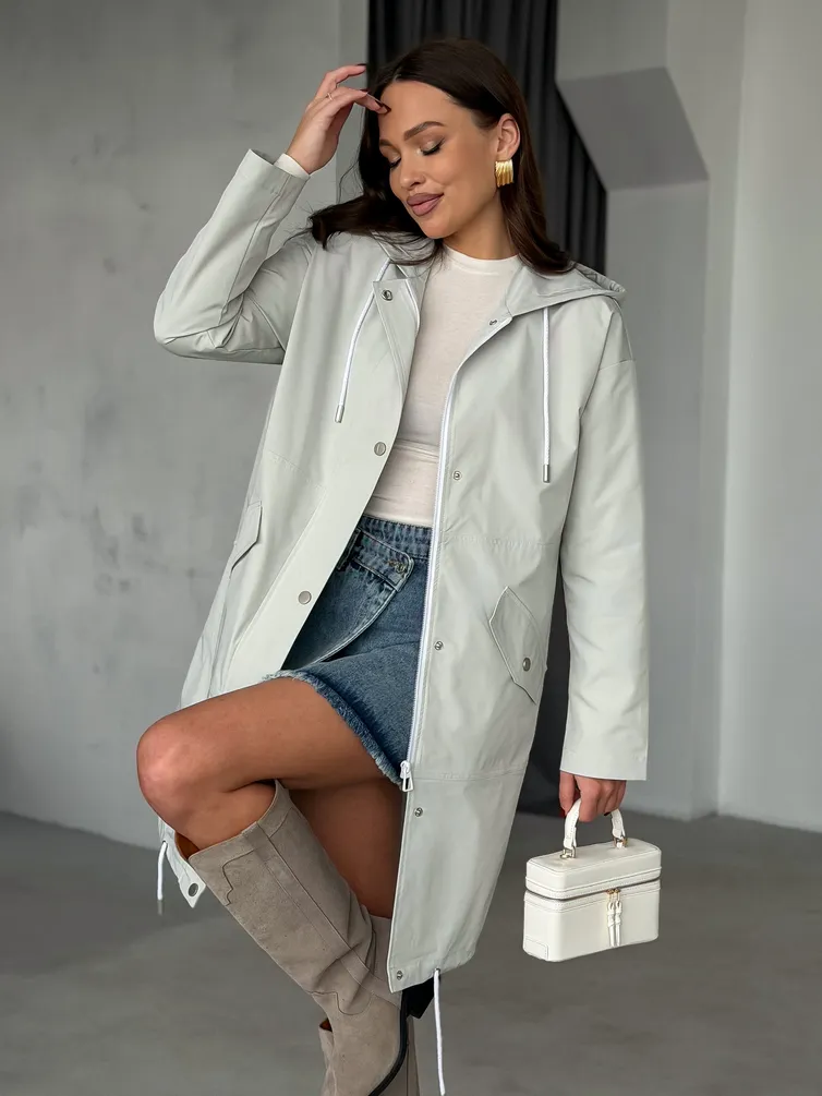 Jacket PRATA wear #S032 svetlo-seryj