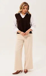 Waistcoat Romgil RV0505-ShE5 glubokij korichnevyj