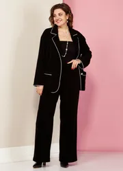 Żakiet Ava fashion #M-092 chernyj