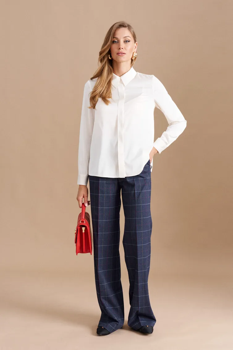 Blouse Elletto Life #3776 kremovyj