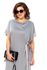 Платье Ольга Стиль арт. С1005 серый