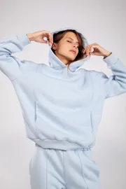 Bluza Z Kapturem the name #2230 nebesno-goluboj