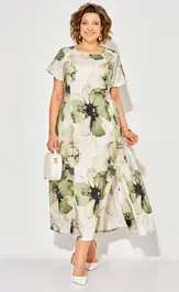 Dress Лилиана 1530-c oliv