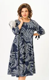 Платье Michel Chic 2164/1 синий узор