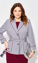 Garnitur Karina Delux M-1382 sizyj