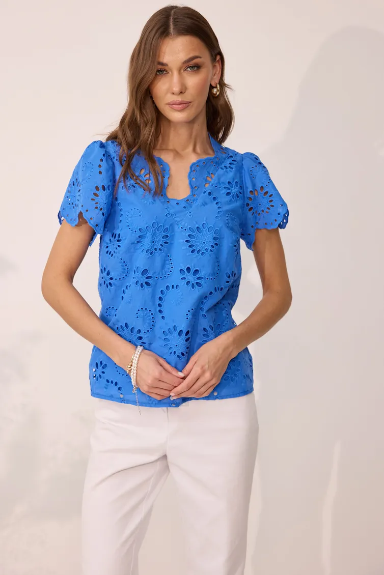 Bluzka Lyushe #4111 Bluza vasilek
