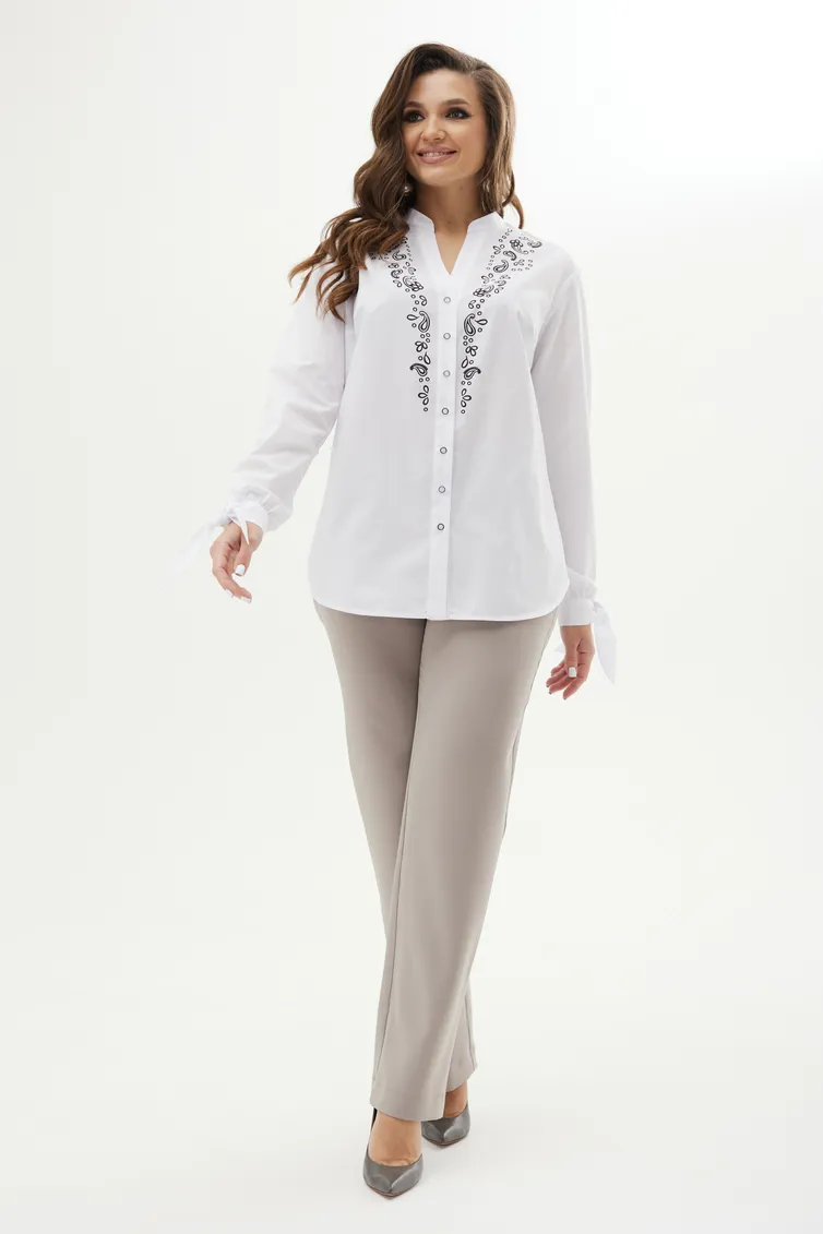 Bluzka MALI #623-044 belyj
