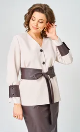 Garnitur Vilena-fashion 1147 bezh+shokolad