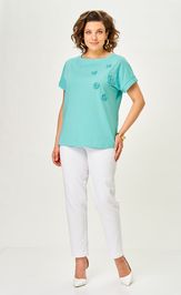 Блузон Rumoda 2288 бирюзовый