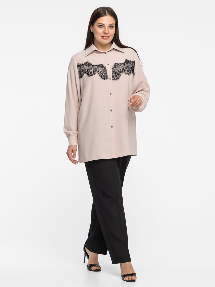 Блузка Avila арт. 1013 пудровый