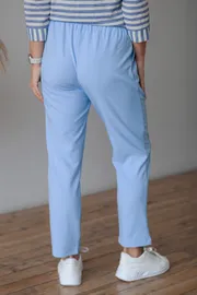 Trousers TOOK A LOOK & Angelika #RB-651 goluboj
