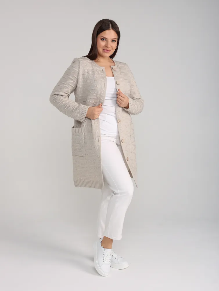 Sweter BONADI #2081 bezhevyj