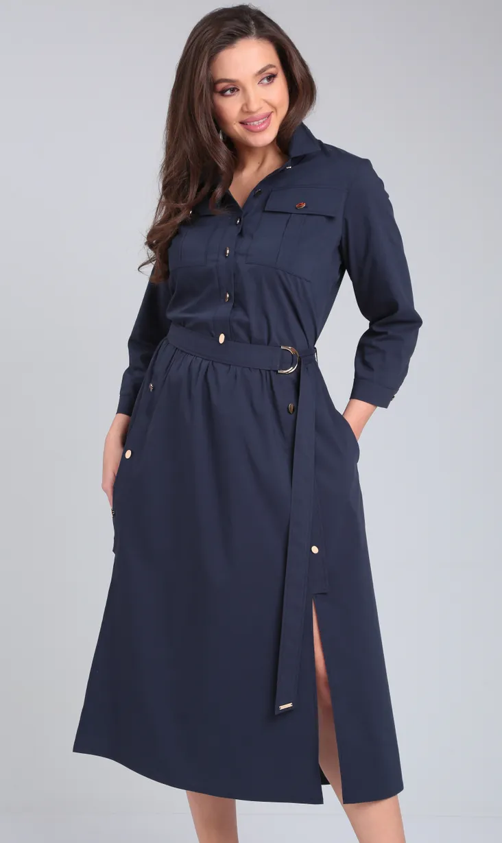 Sukienka Verita moda #N-2274 sinij