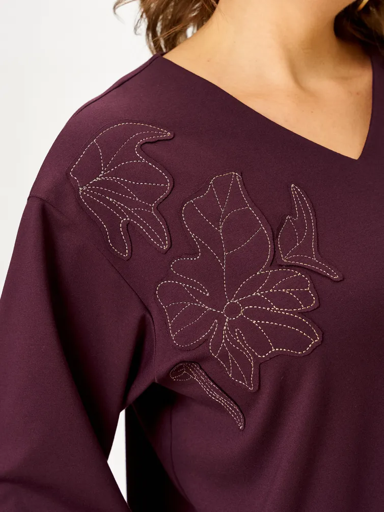 Garnitur Vilena-fashion #1169 burgundi