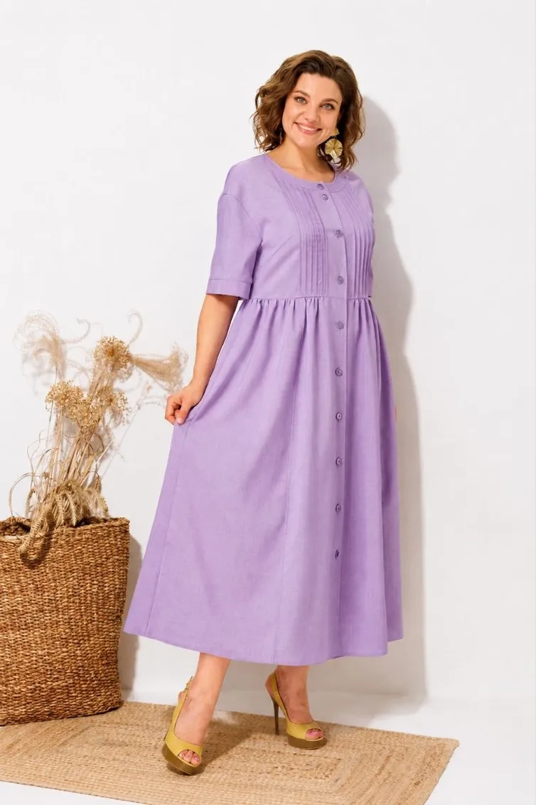 Sukienka Anastasia MAK #1095-1 sirenevyj