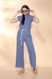Комбинезон Vilena-fashion арт. 644 голубой