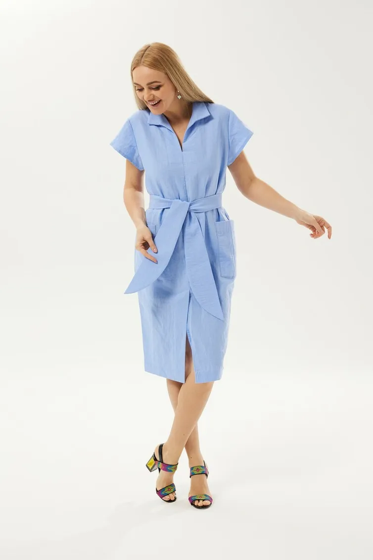 Dress Ma Cherie #4007 goluboj