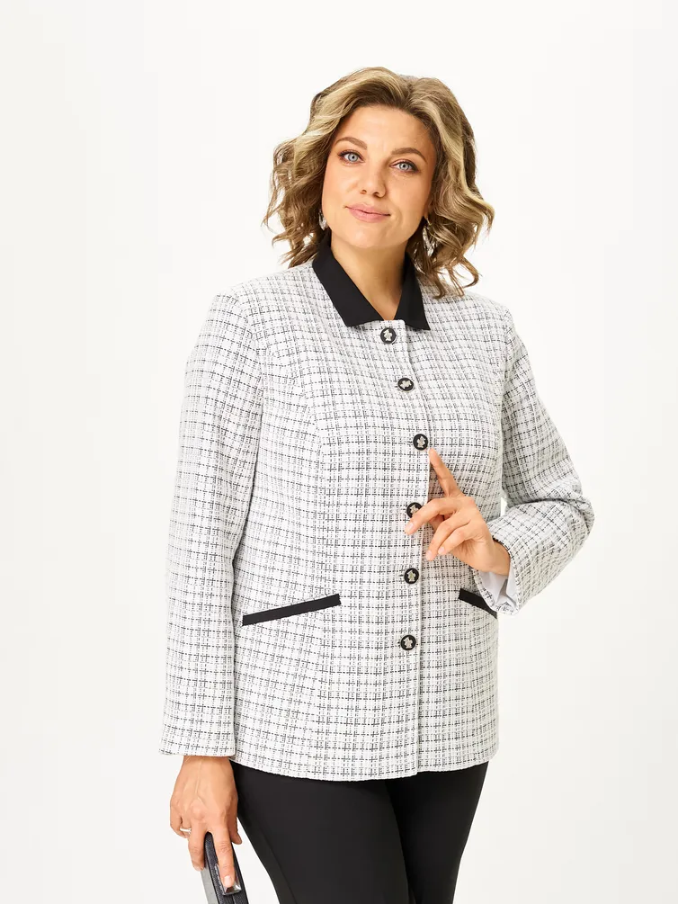 Костюм Vilena-fashion арт. 1197 белый+черный