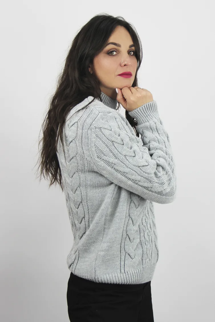 Sweter Polesie #S3695-22 2S5123-D43 sumerki 170