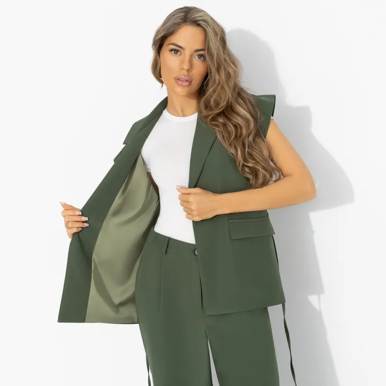 Waistcoat CHARUTTI #Slishkom modno (zelenyj)