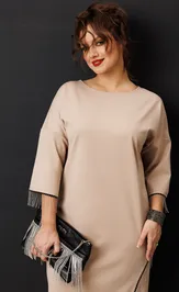 Платье Anastasia 1308 кофе