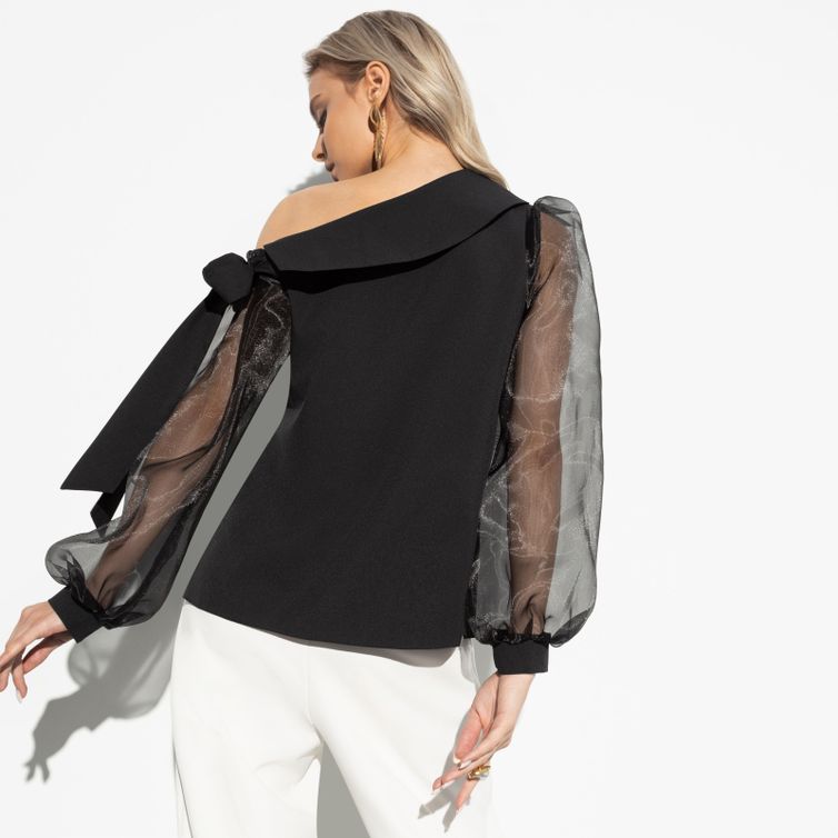 Блуза CHARUTTI арт. Стиль звезды (блэк)