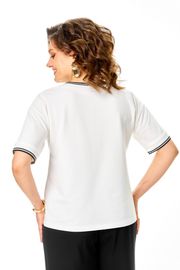 Блузки, туники Rumoda арт. 2261 молочный-черный