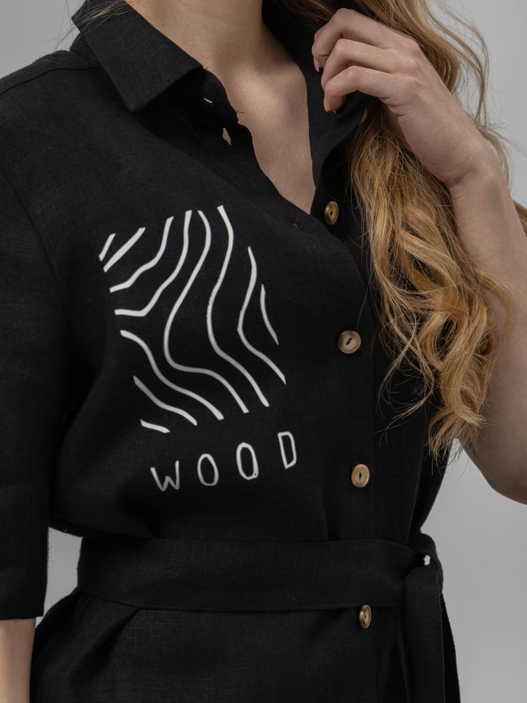 Блузка Romgil арт. РТ0150-ЛЕ4 черный