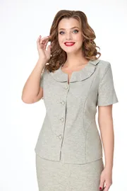 Garnitur Elite Moda #4052/3153 seryj