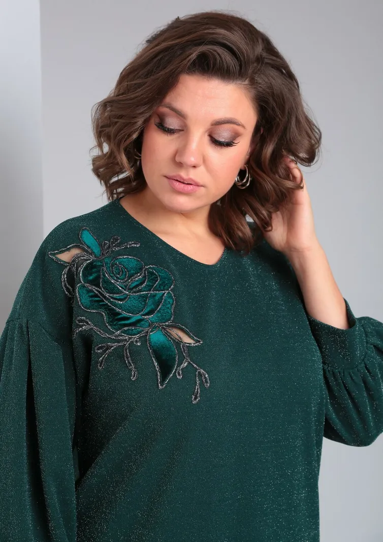 Sukienka Vilena-fashion #940 izumrud