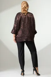 Блузка Angelina & Company арт. 637/4 шоколад