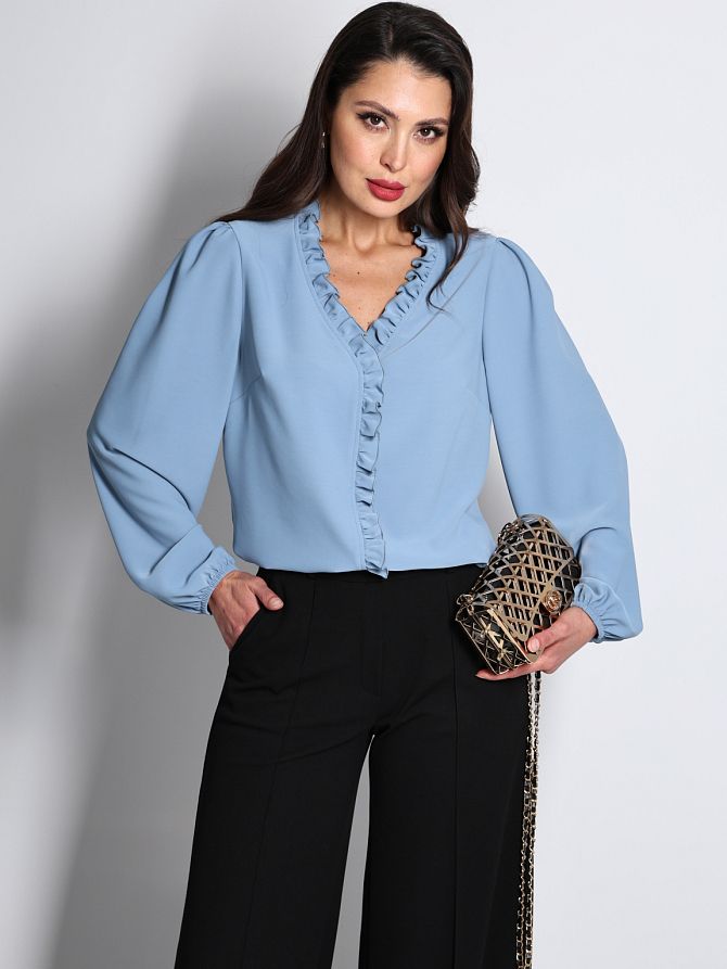 Блузка DS Trend арт. ЮС-1055 (Мишель, блю)