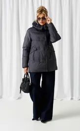Coat Beautiful & Free 1018 grafit