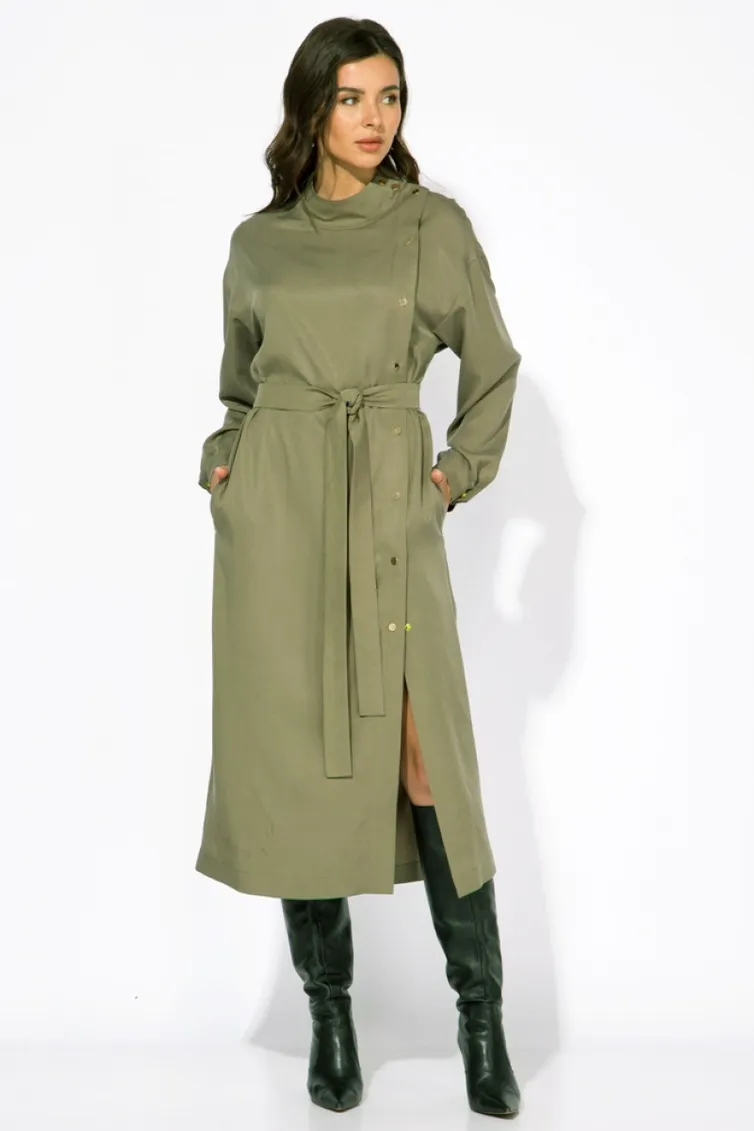 Sukienki Faufilure #S1285 xaki
