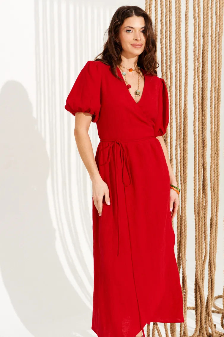 Dress Elletto Life #11131 krasnyj
