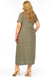 Dress LadyThreeStars #2682 myatnyj print