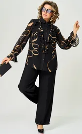 Blouse EVA GRANT 9019 print lenty