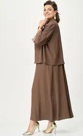 Костюм SOVA 11336 коричневый