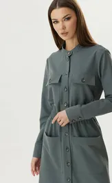 Платье BARBARA B210 хаки