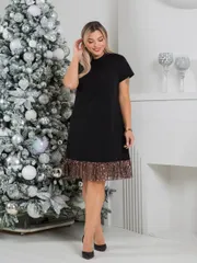 Sukienka NOVITA #1431 chernyj