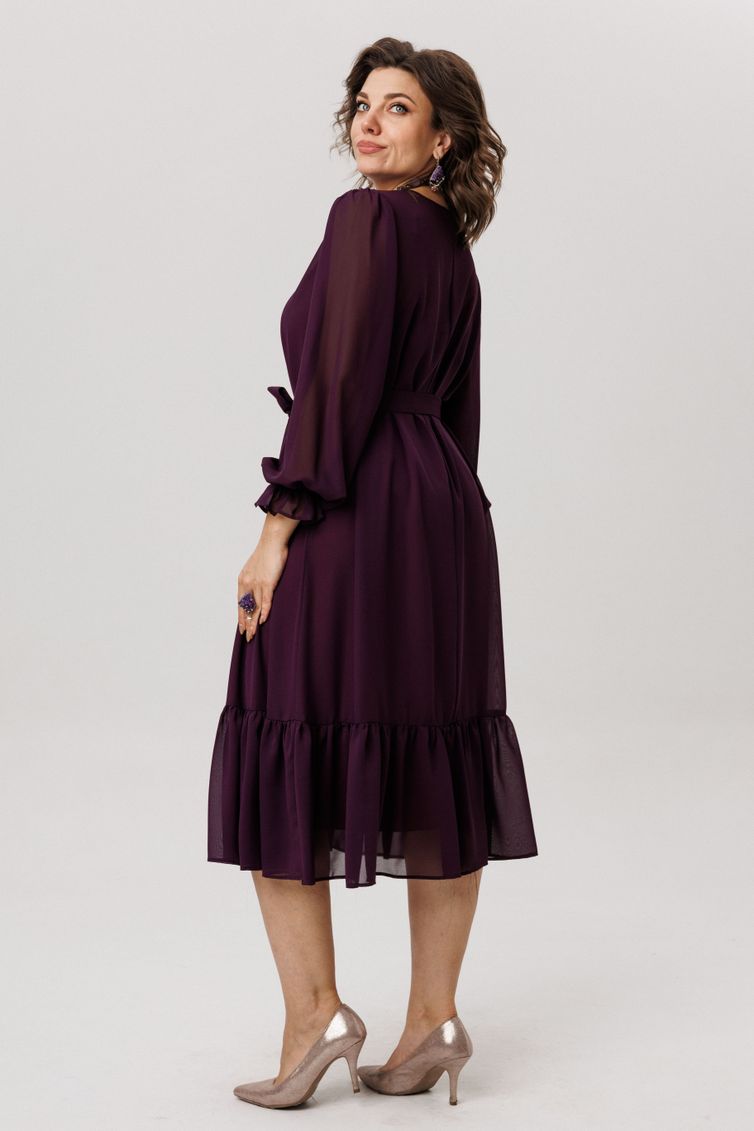 Dress Anelli Laurel #1635 cvet chernosliva