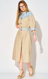 Платье LAIKONY L-434 бежевый