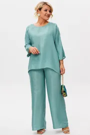 Костюм Anastasia арт. 1228 изумрудный жемчуг
