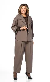 Suit Ольга Стиль S1044 korichnevyj