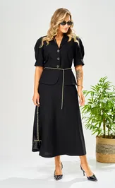 Suit Ava fashion M-213 chernyj