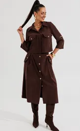 Костюм Galean Style 1013 коричневый