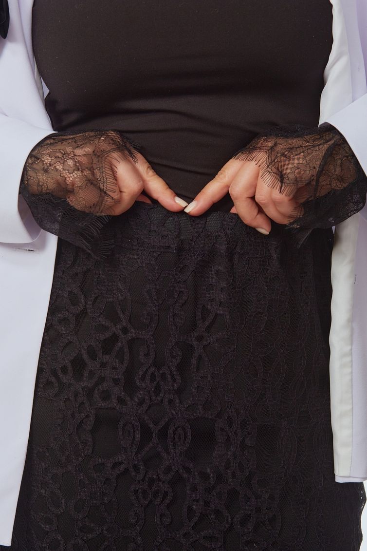 Костюм OVERYOU арт. 244/1 белый с черным