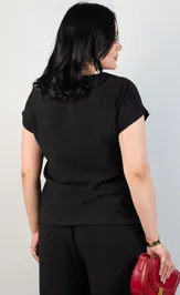 Bluzka Купалинка 33802G 164 Chernyj