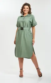 Dress Rishelie 0983 oliv