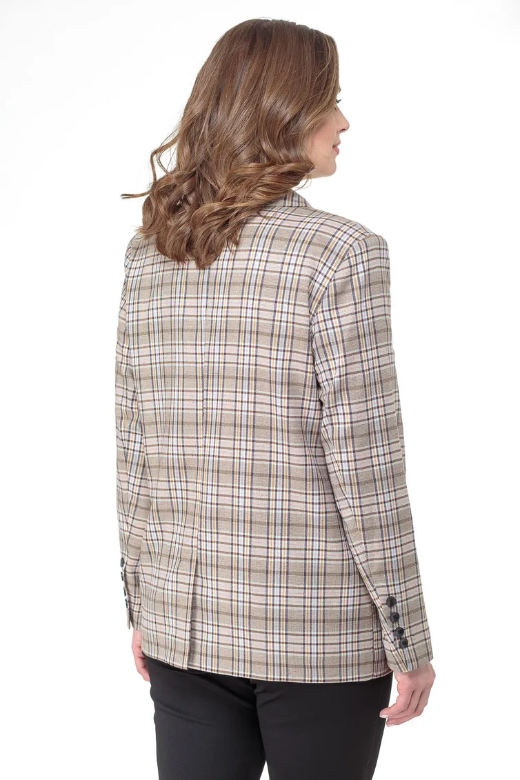 Żakiet Elite Moda #4295-1 kletka